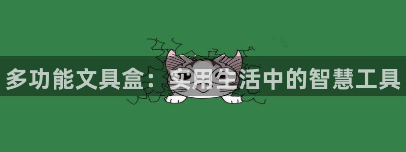 彩名堂计划怎么跟不挂：多功能文具盒：实用