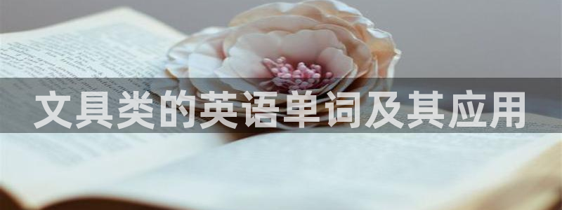 彩名堂怎么用不输：文具类的英语单词及其应