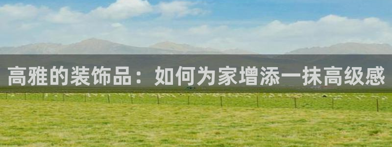 彩名堂一直不出结果怎么回事呀：高雅的装饰