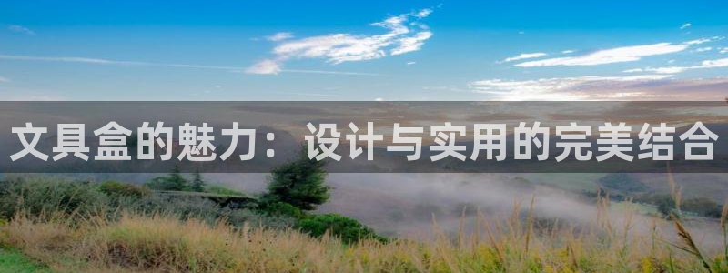 彩名堂计划怎么跟不挂：文具盒的魅力：设计