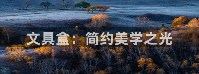 彩名堂50版本计划：文具盒：简约美学之光