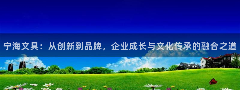 彩名堂官网在线计划：宁海文具：从创新到品